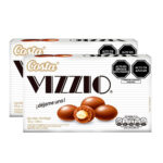 Imagen de Twopack Almendras con Cobertura de Chocolate Vizzio 122g con 26% de descuento oferta online | SuperCupon