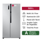 Imagen de Refrigerador Side by Side LG LS51BPP 509L Multi Air Flow Plateada con 39% de descuento oferta online | SuperCupon