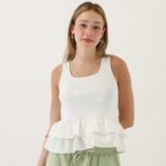 Imagen de Top Sin Mangas Algodón Mujer con 50% de descuento oferta online | SuperCupon