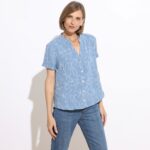 Imagen de Blusa Manga Corta Casual Mujer con 50% de descuento oferta online | SuperCupon