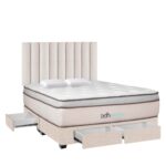 Imagen de Dormitorio Con Cajones Natten King + 2 Almohadas Viscoelásticas + Protector con 51% de descuento oferta online | SuperCupon
