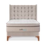 Imagen de Dormitorio Europeo Mild Cuadros 2 Plz + 2 Almohadas Viscoelásticas + Protector con 51% de descuento oferta online | SuperCupon