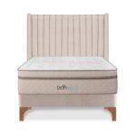 Imagen de Dormitorio Europeo Mild Lineas 2 Plz + 2 Almohadas Viscoelásticas + Protector con 51% de descuento oferta online | SuperCupon