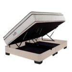 Imagen de Cama Boxet Fred Queen Beige + 2 Almohadas Viscoelásticas + Protector con 51% de descuento oferta online | SuperCupon
