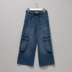 Imagen de Jeans Casual Wide Leg 100% Algodón Niña con 61% de descuento oferta online | SuperCupon