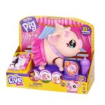 Imagen de Juguete Mascota Cerdito Little Live Pets Interactivo Con Correa Y Tutú con 71% de descuento oferta online | SuperCupon