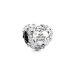 Imagen de Charm Corazón Con Margaritas Mamá con 50% de descuento oferta online | SuperCupon
