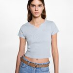 Imagen de Polo Manga Corta 100% Algodón Mujer Mango con 50% de descuento oferta online | SuperCupon