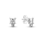 Imagen de Aretes Relucientes Cuadrado Círculo con 70% de descuento oferta online | SuperCupon