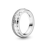 Imagen de Anillo Triple Banda Pave Circonia con 70% de descuento oferta online | SuperCupon