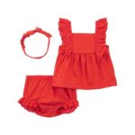 Imagen de Conjunto 3 Piezas Bebé Niña Algodón Carters con 73% de descuento oferta online | SuperCupon