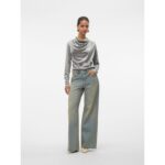 Imagen de Jean Wide 100% Algodón Mujer con 50% de descuento oferta online | SuperCupon