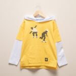 Imagen de Polo Algodón con Capucha Estampada Manga Larga Niño con 60% de descuento oferta online | SuperCupon