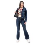 Imagen de Casaca Jean Algodón Mujer con 74% de descuento oferta online | SuperCupon