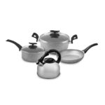 Imagen de Juego De Ollas 5 Piezas Granito Gris + Tetera 2.5 Lts con 75% de descuento oferta online | SuperCupon