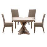 Imagen de Juego de Comedor de Terraza Kubu Kawaii 4 Sillas con 54% de descuento oferta online | SuperCupon