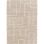 Imagen de Alfombra Moon Beige Con Diseño con 60% de descuento oferta online | SuperCupon