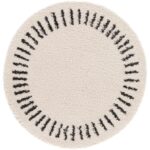 Imagen de Alfombra Gipsy Redonda Beige y Negro 160cm con 61% de descuento oferta online | SuperCupon