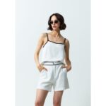 Imagen de Blusa Sin Mangas Lino Mujer con 50% de descuento oferta online | SuperCupon