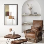 Imagen de Cuadro Pintura Abstracta Marrón 80x120cm con 59% de descuento oferta online | SuperCupon