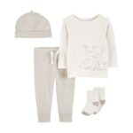 Imagen de Conjunto Bebé Unisex 4 Piezas Algodón Carters con 50% de descuento oferta online | SuperCupon