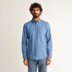 Imagen de Camisa Manga Larga 100% Algodón Hombre con 51% de descuento oferta online | SuperCupon