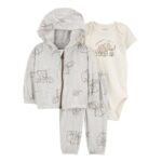 Imagen de Conjunto Bebé Unisex 3 Piezas Algodón Carters con 50% de descuento oferta online | SuperCupon