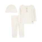 Imagen de Conjunto Bebé Unisex 3 Piezas Algodón Carters con 50% de descuento oferta online | SuperCupon