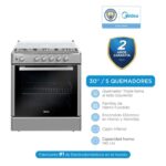 Imagen de Cocina a Gas 5 Hornillsa 30'' Negro MGS30FS2LBAMB-PE con 30% de descuento oferta online | SuperCupon