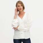 Imagen de Blusa Manga Larga Casual Mujer con 50% de descuento oferta online | SuperCupon