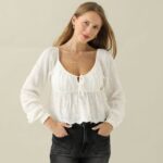 Imagen de Blusa Manga Larga Casual Mujer con 50% de descuento oferta online | SuperCupon