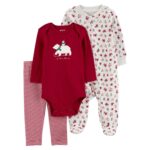 Imagen de Pijama 3 Piezas Bebé Niña con 50% de descuento oferta online | SuperCupon
