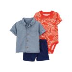 Imagen de Conjunto 3 Piezas Bebé Niño Algodón Carters con 81% de descuento oferta online | SuperCupon