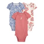 Imagen de Body Pack X3 Bebé Niña Algodón con 50% de descuento oferta online | SuperCupon
