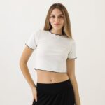 Imagen de Top Manga Corta Algodón Mujer con 50% de descuento oferta online | SuperCupon