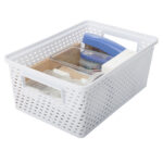 Imagen de Caja Krea Calada Tejido con Tapa 17.5L Bicolor con 50% de descuento oferta online | SuperCupon