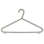 Imagen de Pack 10 Colgadores Plástico Gris con 50% de descuento oferta online | SuperCupon