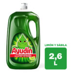 Imagen de Lavavajillas Líquido Ayudín Limón y Sábila 2.6L con 35% de descuento oferta online | SuperCupon