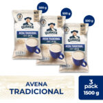 Imagen de Tripack Avena Quaker Tradicional 500g con 15% de descuento oferta online | SuperCupon