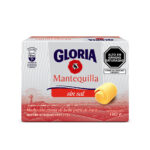 Imagen de Mantequilla Gloria Sin Sal 180g con 23% de descuento oferta online | SuperCupon