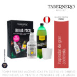 Imagen de Pack Botija Tabernero: Pisco Acholado 700ml + Gaseosa Ginger Ale 1.5L + Vaso Chilcanero 2un con 15% de descuento oferta online | SuperCupon