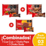 Imagen de Pack Field Galletas: Doña Pepa 6un + ChokoSoda 6un + Wafer Cua Cua 9un con 26% de descuento oferta online | SuperCupon