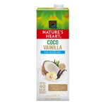 Imagen de Agua de Coco Nature's Heart Sabor Vainilla Sin Azúcar Caja 946ml con 16% de descuento oferta online | SuperCupon