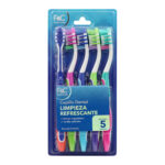 Imagen de Cepillo de Dientes Family Care Limpieza Refrescante 5un con 19% de descuento oferta online | SuperCupon