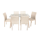 Imagen de Comedor M+Design Romi Beige 2.0 6 Sillas con 58% de descuento oferta online | SuperCupon