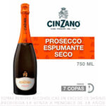Imagen de Espumante Cinzano Prosecco Seco Botella 750ml con 21% de descuento oferta online | SuperCupon