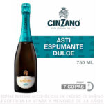 Imagen de Espumante Dulce Cinzano Asti Botella 750ml con 21% de descuento oferta online | SuperCupon