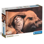 Imagen de Rompecabezas Clementoni Cuddles 500 piezas con 50% de descuento oferta online | SuperCupon