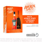 Imagen de Aperol Botella 750ml + Cinzano To Spritz Botella 750ml con 15% de descuento oferta online | SuperCupon