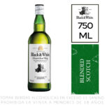 Imagen de Whisky Black & White Botella 750ml con 26% de descuento oferta online | SuperCupon